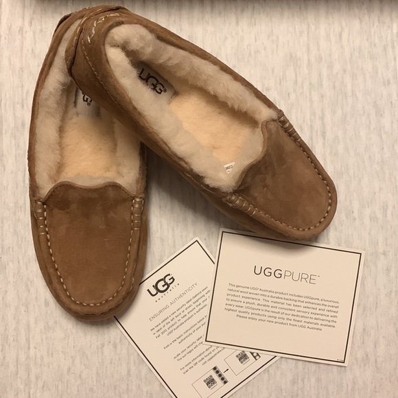 UGG Ainsley Chestnut Slip On Flat Size 6 - Picture 1 of 7